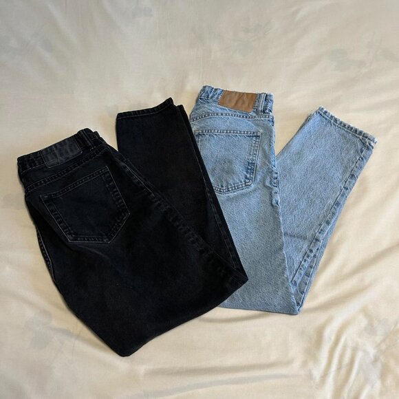 Zara Mom Jeans High Waisted Blue | Size 2 - Picture 11 of 11